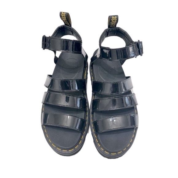 DR MARTENS Blaire patent leather gladiator sandal Sz‎ 8 - Picture 6 of 14